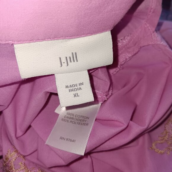 J Jill XL Embroidered Tunic Shirt - Picture 7 of 7